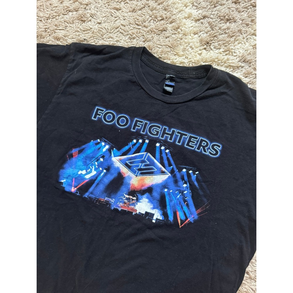 Foo Fighters Concrete and Gold World Tour 2018 T-Shirt Mens Large Black - Picture 6 of 6